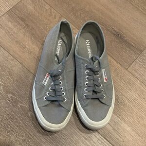 Superga Womens Grey Size 8.5